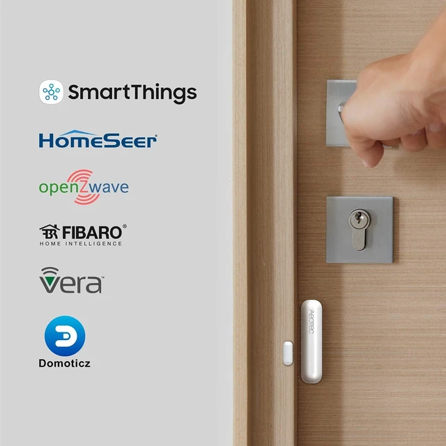 Alt view image 5 of 6 - Z-Wave Plus v2 Door/Window Sensor 7 Pro ZWA012, Gen7