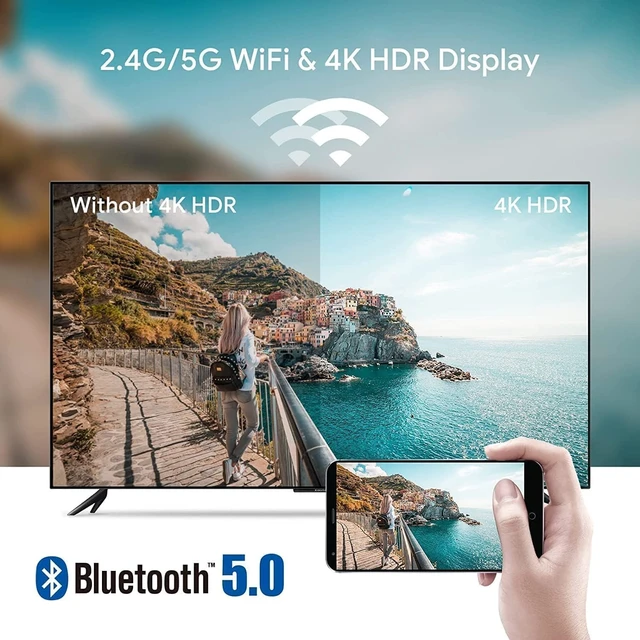 Alt view image 7 of 7 - Dcolor GD2 Android-Certified 4K TV Streamer Media Player Box Voice Assistant Remote, Chromecast Built-in, Smart Home Control, Netflix, Prime Video, HDR10, Dolby Audio, 32GB