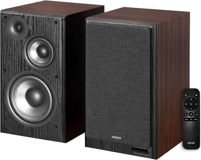 Main image of R2750DB MKII 3-Way Powered Bookshelf Speakers 144W RMS, Walnut