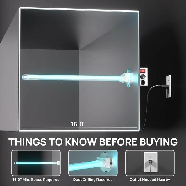Alt view image 6 of 7 - 36W HVAC UV Light with Smart Plug, UV36PW