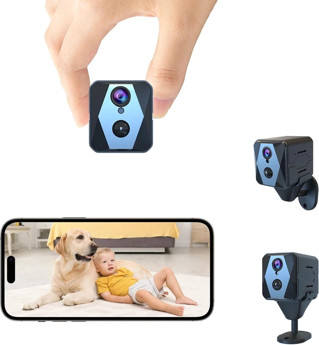 Main image of 4K WiFi Hidden Spy Camera Durable Standby, Real-Time Recording, AI Motion Detection, Cloud & SD Storage, Auto Night Vision, Ideal Nanny Cam