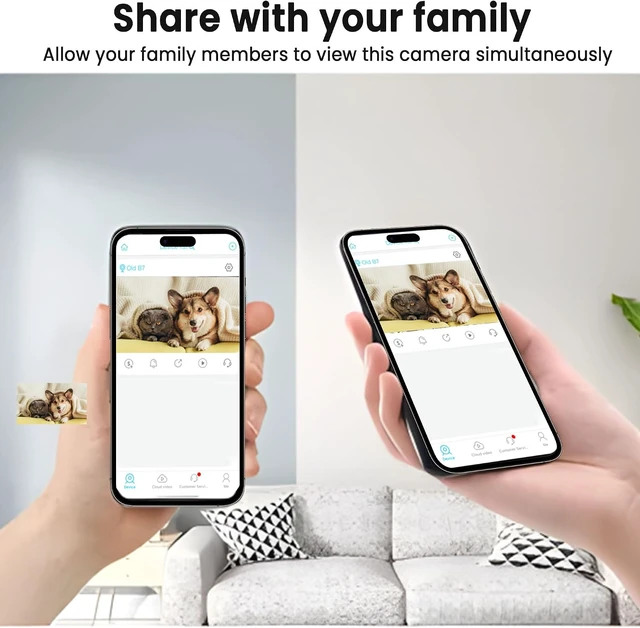 Alt view image 6 of 7 - 4K WiFi Hidden Spy Camera Durable Standby, Real-Time Recording, AI Motion Detection, Cloud & SD Storage, Auto Night Vision, Ideal Nanny Cam