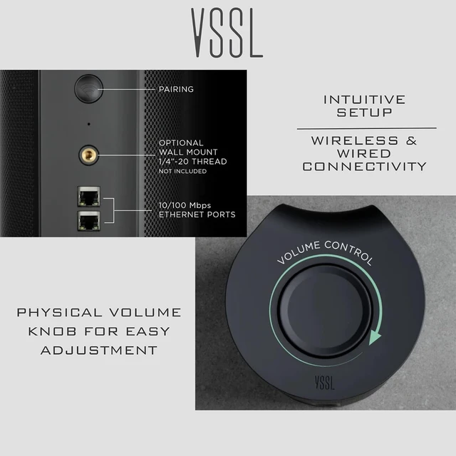 Alt view image 6 of 7 - SX Wireless Smart Speaker AirPlay 2, Google Cast & Spotify Connect
