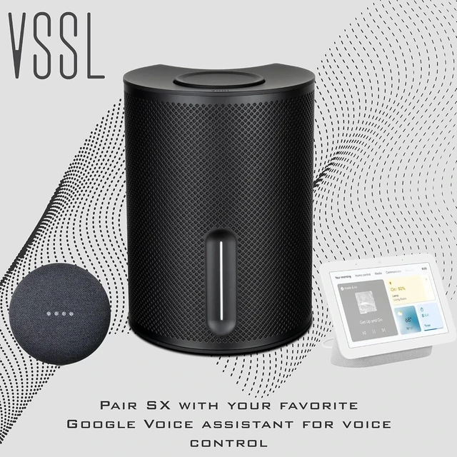 Alt view image 7 of 7 - SX Wireless Smart Speaker AirPlay 2, Google Cast & Spotify Connect