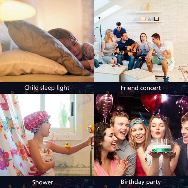 Alt view image 6 of 7 - Pulse LED Smart Bulb with JBL Bluetooth Speaker App Controlled, up to 8 BR30 Bulbs, E26 Base, Alexa Compatible, Candy Red, 2 Pack