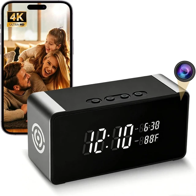 Main image of 4K Mini WiFi Nanny Cam Indoor Home Security Surveillance