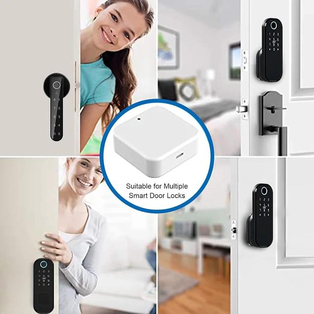 Alt view image 6 of 6 - Smart Fingerprint Door Lock with TTLock App