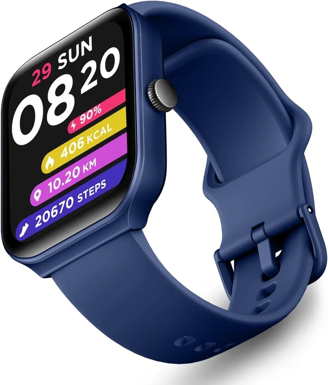 Main image of Inspire VeryFit 1.95" Smart Watch with Alexa & Bluetooth Call Heart Rate, HRV, Oxygen Saturation, Sleep Monitor, Step Tracker, IP68 for Men Women (Blue)