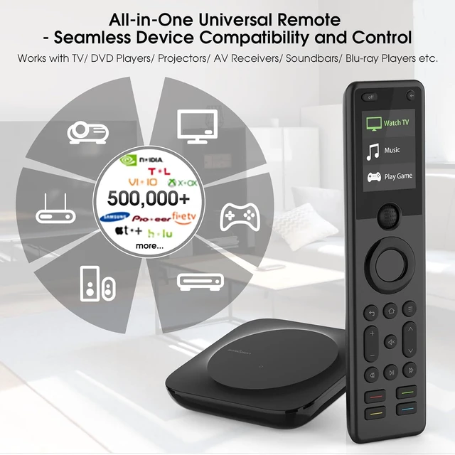Alt view image 3 of 7 - X1S All-in-One Universal Remote Control with Hub & App