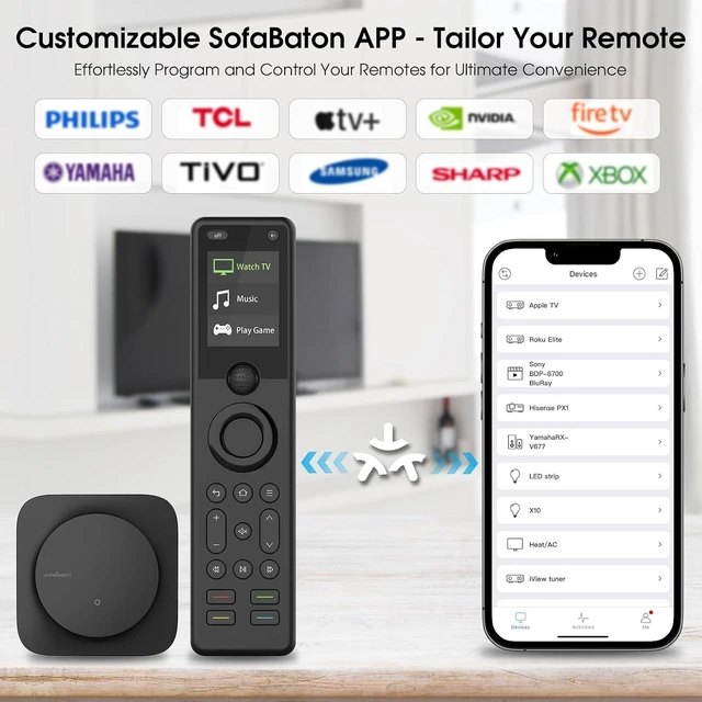 Alt view image 4 of 7 - X1S All-in-One Universal Remote Control with Hub & App