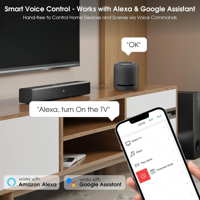 Alt view image 5 of 7 - X1S All-in-One Universal Remote Control with Hub & App