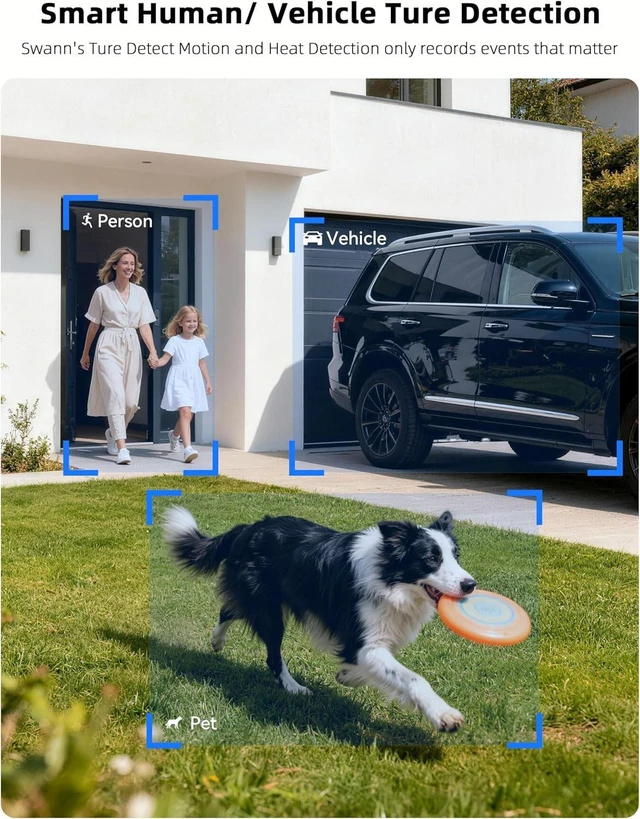 Alt view image 4 of 7 - MaxRanger4K Mini Long-Range Wireless Security Camera System 3-Pack 4K Cameras, Wi-Fi HaLow up to 1000ft, Local Storage, No Monthly Fees