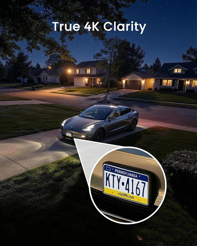 Alt view image 2 of 7 - 4K Solar Wireless Outdoor Security Camera 24/7 AOV Recording