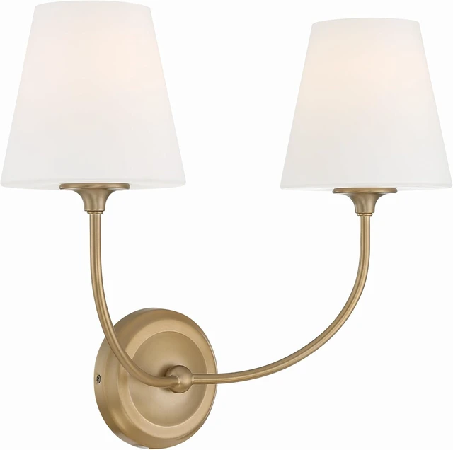 Alt view image 4 of 6 - Libby Langdon Sylvan 2-Light Bathroom Vanity Vibrant Gold