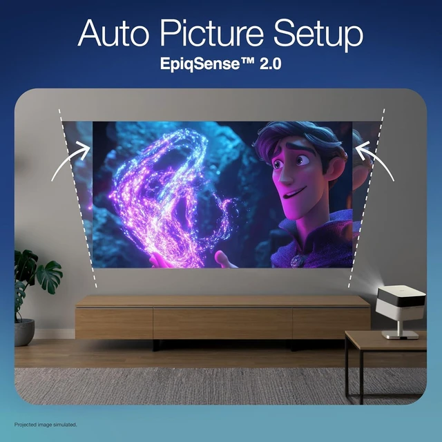 Alt view image 6 of 7 - Lifestudio Flex Full HD Portable Lifestyle Projector