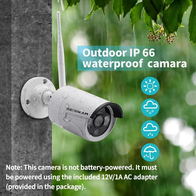 Alt view image 2 of 6 - Wireless Security Camera System 10.1" Monitor & 4 HD Cameras