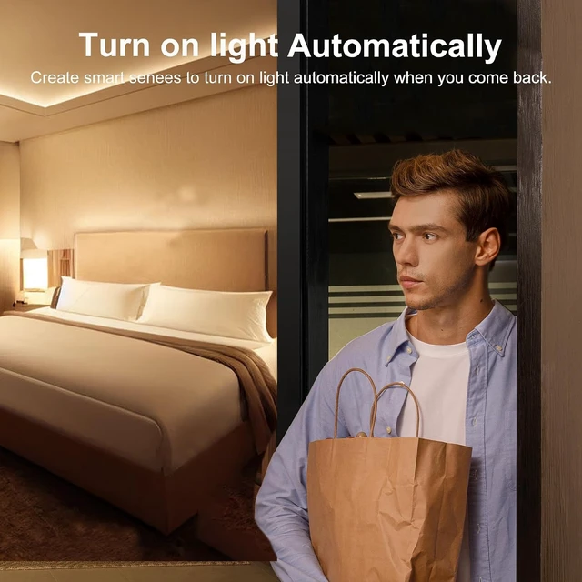 Alt view image 5 of 6 - WiFi Smart Motion Sensor with App Alerts Wireless Contact Sensor for Home Automation, Alexa Echo Compatible (4 Pack)