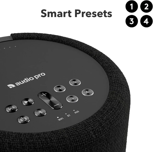 Alt view image 7 of 7 - A10 MKII Wireless Multiroom Speaker WiiM Edition, Black
