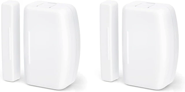 Main image of Zigbee Contact Sensor 2-Pack Door & Window Monitor, Home Automation, Works with Home Assistant, SmartThings, Aeotec, Homey, Hubitat (Hub Required)