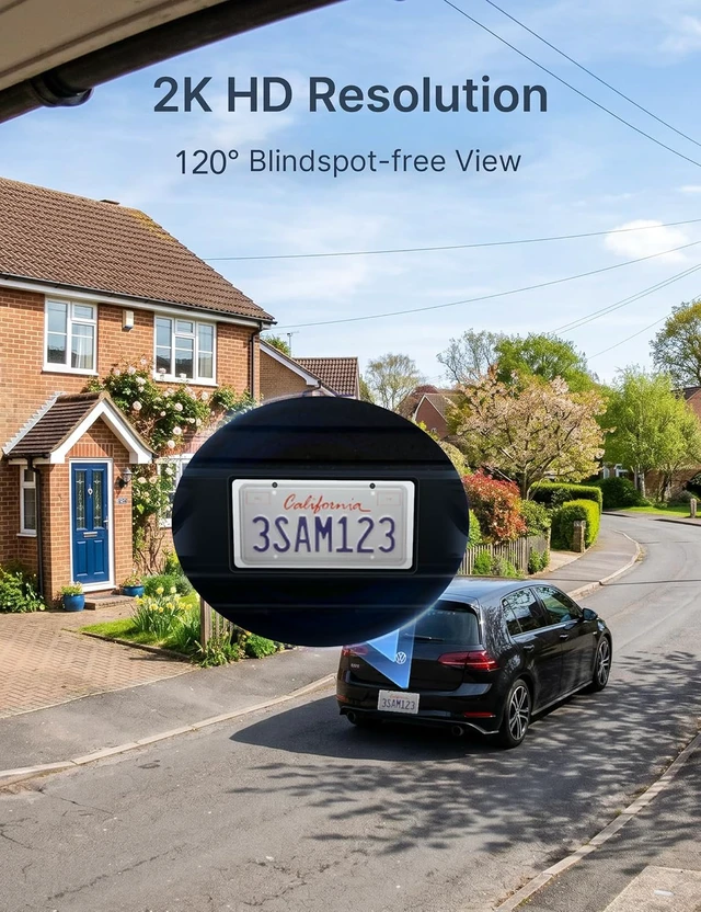 Alt view image 5 of 7 - Solar Security Cameras Wireless Outdoor, 2K HD, 5G & 2.4GHz WiFi, 2 Pack