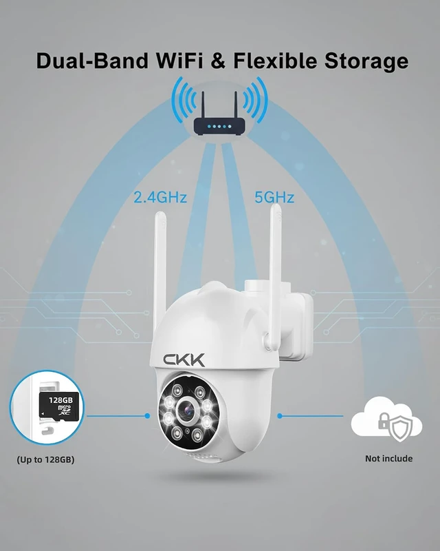 Alt view image 4 of 7 - 2K WiFi Wireless Security Cameras Outdoor for Home, 4 Pack