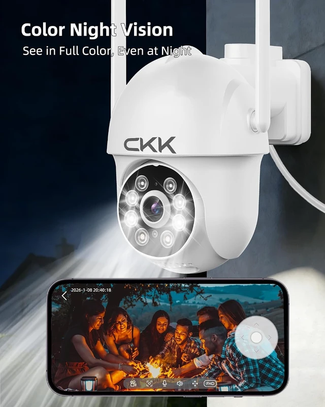 Alt view image 7 of 7 - 2K WiFi Wireless Security Cameras Outdoor for Home, 4 Pack