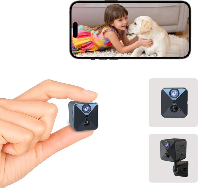 Main image of 2026 Upgraded 4K HD Mini Security Camera, Wireless WiFi Indoor Nanny Cam with Night Vision, Motion Detection, Remote Viewing & 100-Day Battery Life