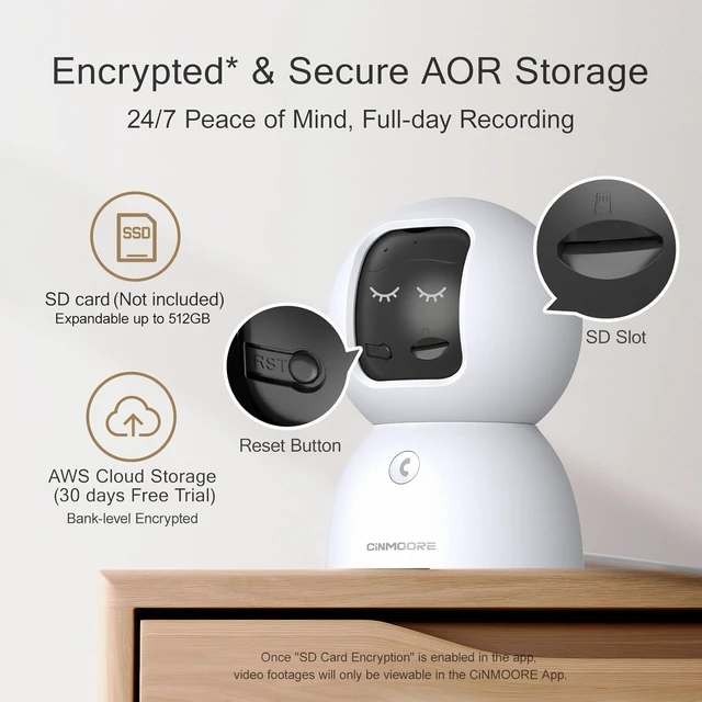 Alt view image 6 of 7 - Upgraded 3K Indoor Security Camera with Free Time Lapse, AI Tracking & Face ID, PTZ 5G WiFi Pet/Baby Monitor, Color Night Vision, Full Duplex 2-Way Talk