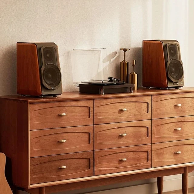Alt view image 4 of 7 - S1000W WiFi Audiophile Active Bookshelf 2.0 Speakers, 120W RMS Wireless HiFi Bluetooth Sound System, Optical/RCA x 2 Coaxial, AirPlay 2, Spotify Tidal Connect, Works with Alexa Pair
