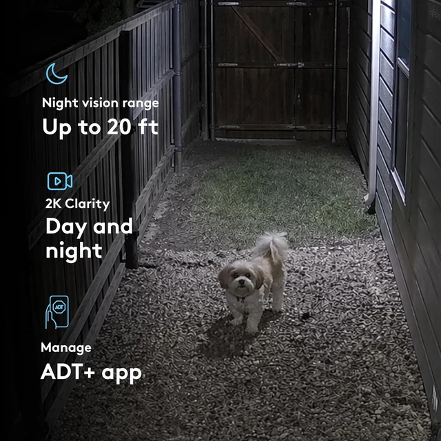Alt view image 3 of 7 - Outdoor Home Security Camera with 2K Video, Plan Required