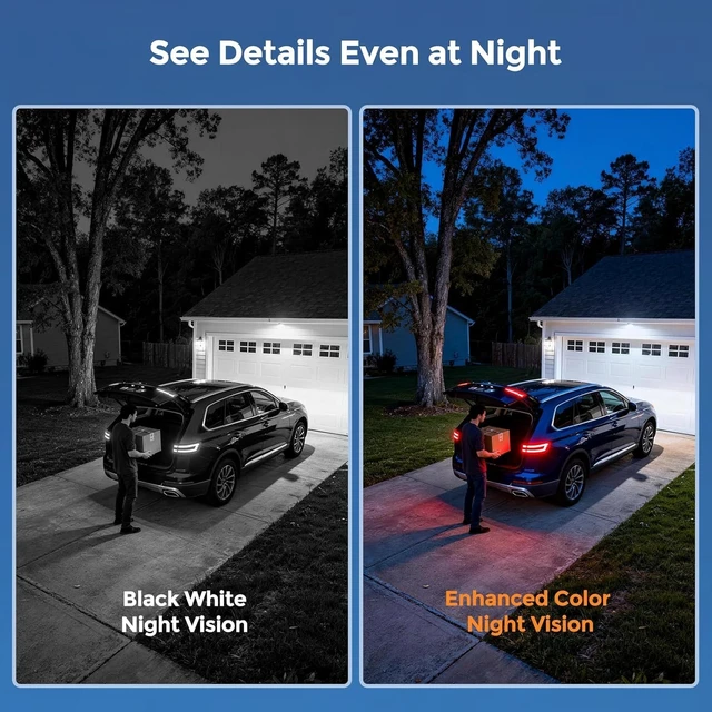 Alt view image 7 of 7 - 2.5K Solar Security Cameras Wireless Outdoor, 4-Camera System