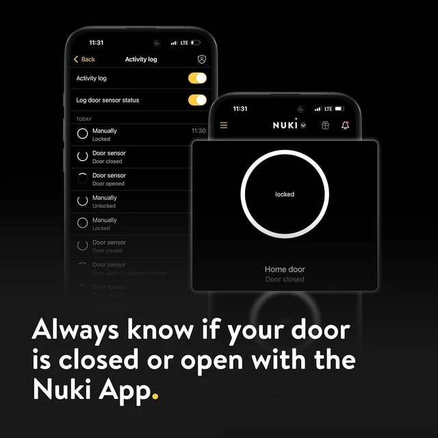 Alt view image 5 of 7 - Bluetooth Door Sensor for Smart Lock, Remote Open/Closed Notifications, Electronic Door Lock Accessory, White