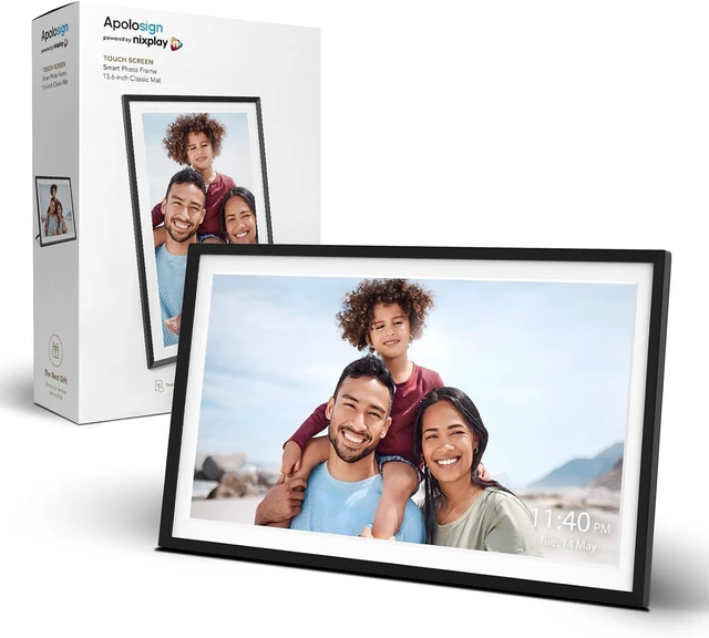 Main image of 15.6" WiFi Digital Picture Frame by Nixplay, 1920x1080 FHD IPS Touch Screen, Easy Photo/Video Sharing via Nixplay App, Auto-Rotate, Free Cloud Storage