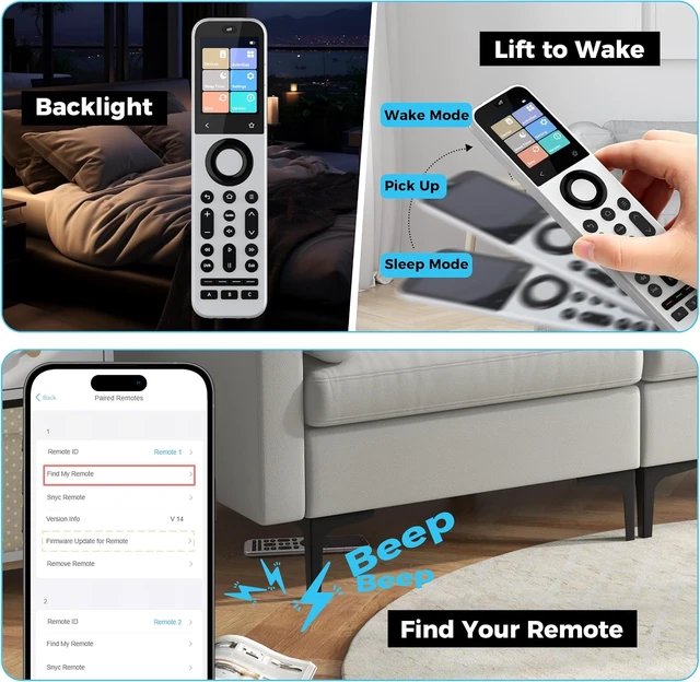 Alt view image 6 of 6 - X2 Universal Remote (Remote Only, No Hub, No Charging Dock)