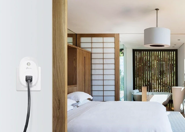 Alt view image 6 of 6 - TP-Link WiFi Plug with Energy Monitoring No Hub Required, Works w/ Alexa & Google (HS110KIT)