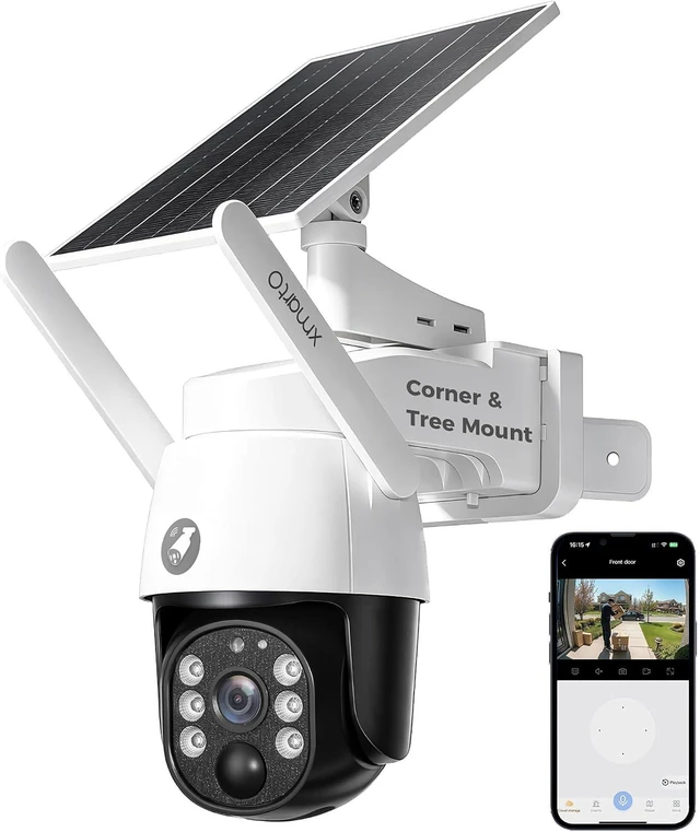 Main image of 4MP QHD Wireless PTZ Solar Security Camera