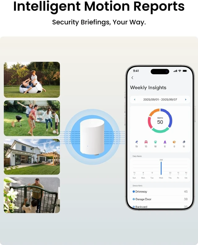 Alt view image 7 of 7 - 3K Security Cameras Wireless Outdoor, WiFi 6 AI Detection, 2-Cam Kit