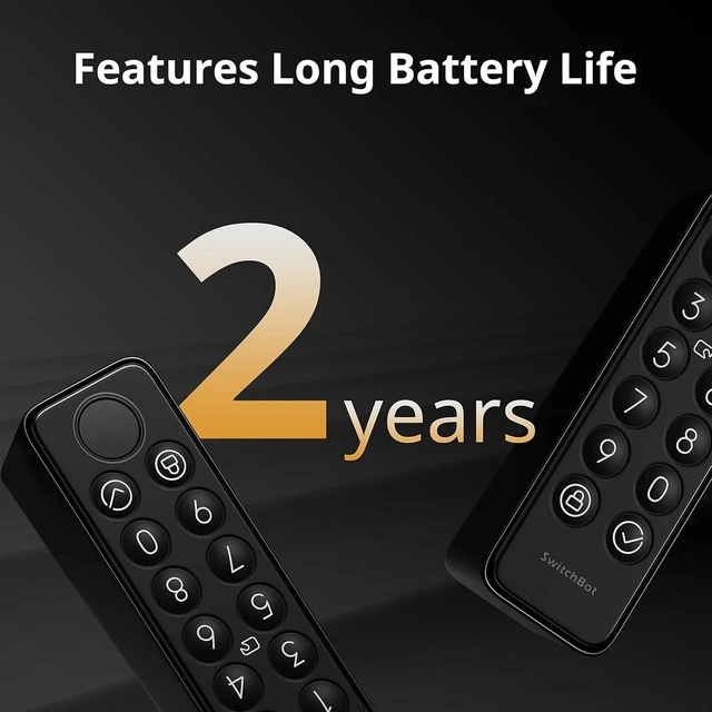 Alt view image 7 of 7 - Smart Keypad Touch for Lock, Fingerprint Keyless Home Entry, IP65 Waterproof, Supports Virtual Passwords (Only Works for SwitchBot)