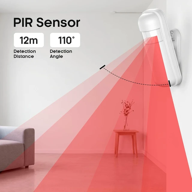 Alt view image 7 of 7 - DIY WiFi Wireless Alarm System for Home Security, 21 PCS Kit
