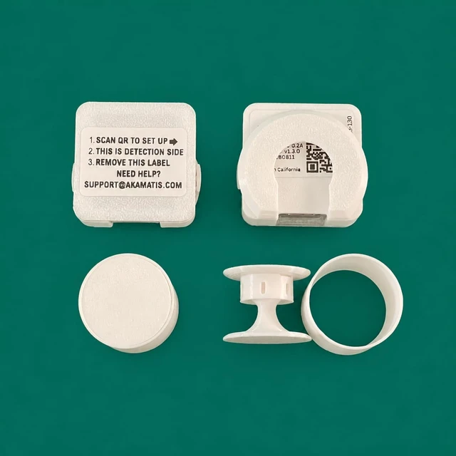 Alt view image 4 of 7 - Akamatis Litos v3 Human Presence & Light Sensor, mmWave Smart Motion Sensor, 2.4 GHz Wi-Fi, Adjustable Sensitivity, Requires Home Assistant (White, 2 Pack)