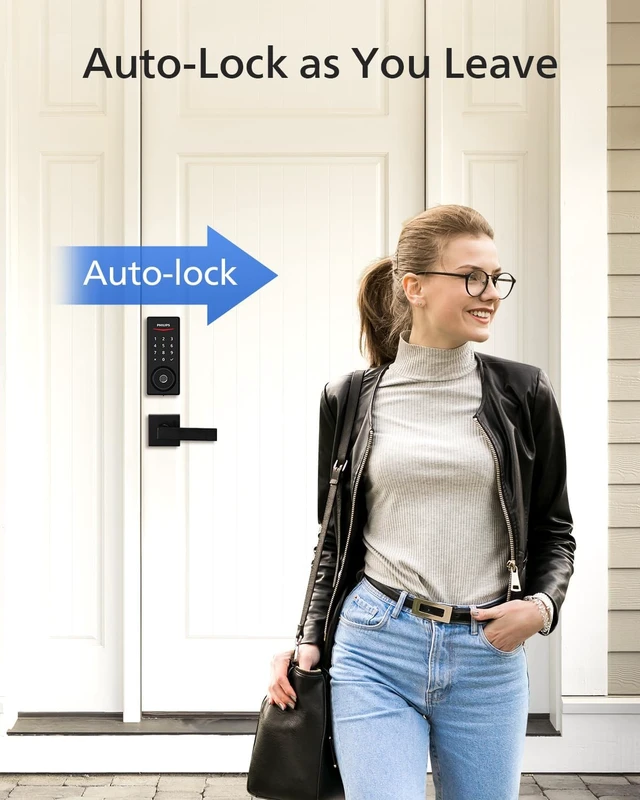 Alt view image 6 of 7 - Fingerprint Smart Door Lock with Touchscreen & WiFi Gateway