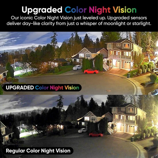Alt view image 5 of 7 - WiFi Indoor HD Window Camera with Upgraded Color Night Vision, Anti-Glare, AI-Powered Motion Detection, Easy Setup, 24/7 Recording, Works w/Alexa & Google