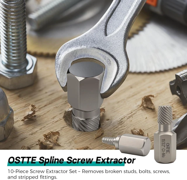 Alt view image 5 of 7 - Bolt & Screw Extractor Set, 40 Pcs Kit