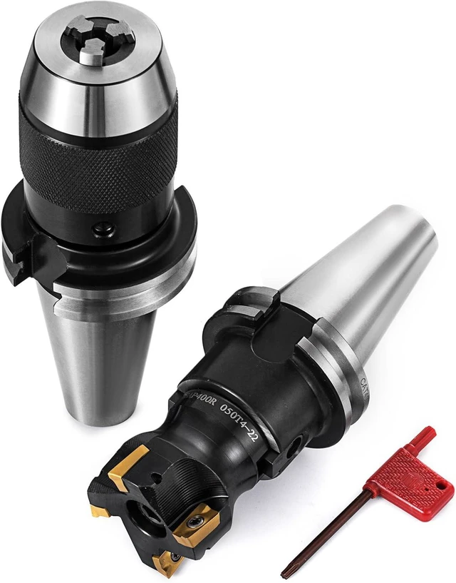 Alt view image 4 of 7 - CNC CAT40 Tooling Collet Set Package, ER32 & ER16 Collet Sets with Mill Holder, Spanner & Drill Chuck (collet set)