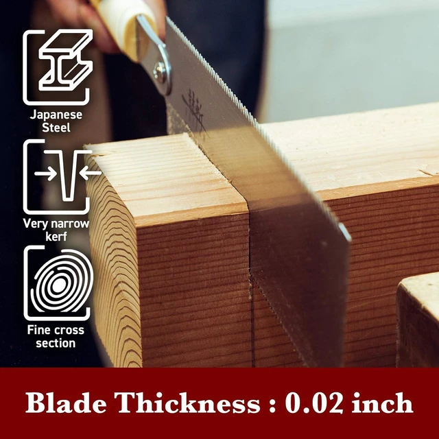 Alt view image 4 of 6 - Ryoba Double Edge Saw 9.5" Assembly ver, Japanese Pullsaw Hand Saw