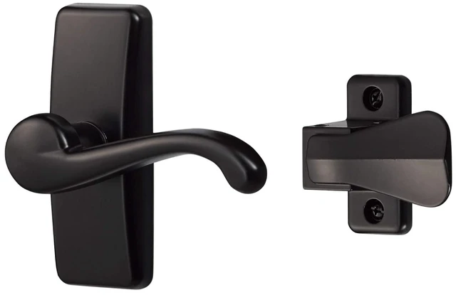 Main image of GL Lever Handle Set for Storm & Screen Doors, Storm Door Handle Replacement, Matte Black