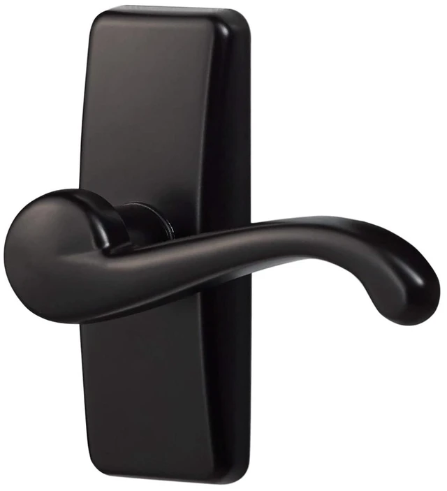Alt view image 2 of 7 - GL Lever Handle Set for Storm & Screen Doors, Storm Door Handle Replacement, Matte Black