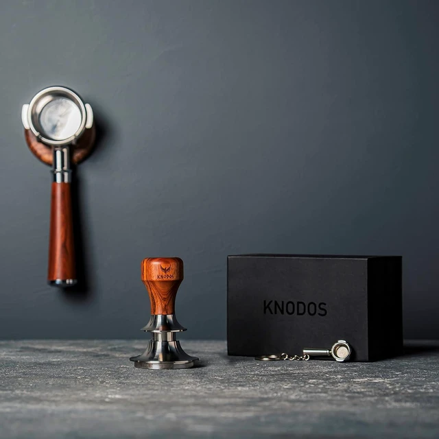 Alt view image 6 of 7 - 54mm Spring Loaded Espresso Tamper for Breville Machines, Rosewood