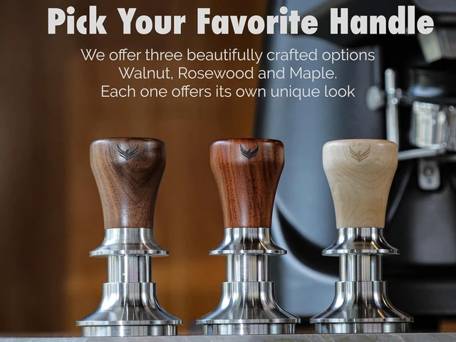 Alt view image 7 of 7 - 54mm Spring Loaded Espresso Tamper for Breville Machines, Rosewood