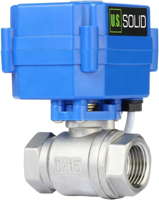 Alt view image 6 of 7 - Motorized Ball Valve, 1/2" NSF Certified 304SS with Full Port, 9-24V AC/DC, 2 Wire Auto Return Setup